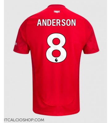Nottingham Forest Elliot Anderson #8 Prima Maglia 2024-25 Manica Corta